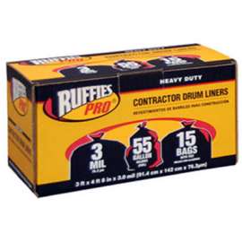 15PK 55GAL BLK Liner