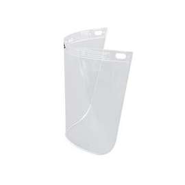 High Performance Faceshield Windows, Clear/Clear, Extended View, 9 3/4" x 19"