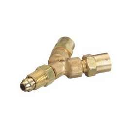 Y Connections, 200 PSIG, Brass, Inert Gas, 5/8 in - 18 (F)