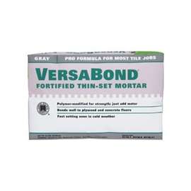 CUSTOM VersaBond Flex Series MTSG50 Thin-Set Mortar, Gray, Powder, 50 lb Bag