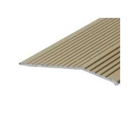 Frost King H1591FB6 Carpet Bar, 6 ft L, 2 in W, Fluted Surface, Aluminum, Gold, Satin