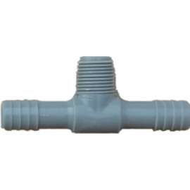 1" Poly MIP Insert Tee