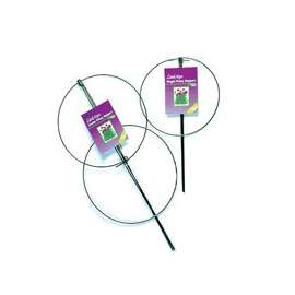 luster leaf 977 Single Round Peony Support, 24 in L, 14 in W, Steel, Vinyl Coated