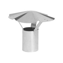 Imperial GV0591 Rain Cap, 8 in Dia, Galvanized Steel