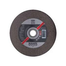 Depressed Center Cut-Off Wheel, Type 27, 6 in Dia, .045 in Thick, 46 Grit, Alum