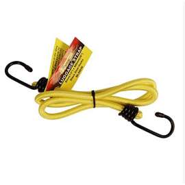 Forge Luggage Strap 1/3"(8mm) x 30" with latex inner core and metal hooks