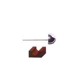 Vermont American 23124 Router Bit, 1/4 in Dia Shank, 2-Cutter, HSS