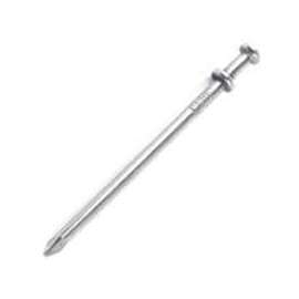 ProFIT 0077199 Scaffold Nail, 16D, 3 in L, Steel, Brite, Duplex Head, Round, Smooth Shank, 25 lb
