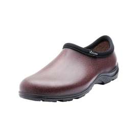 Sloggers 5301BN12 Comfort Rain and Garden Shoe, 12, Brown, Resilient Resin Upper