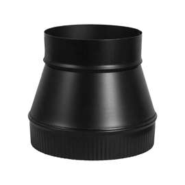 Imperial BM0063 Stove Pipe Increaser, 7 x 8 in, Black, Matte