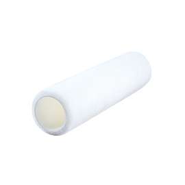 RollerLite White Velvet 9WV025 Roller Cover, 1/4 in Thick Nap, 9 in L, Dralon Cover, White