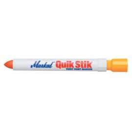Quik Stik All Purpose Solid Paint Marker, 11/16 in Tip, 6 in L, Fluorescent Pink