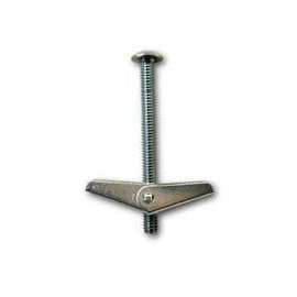 MIDWEST FASTENER 04089 Toggle Bolt with Wing, 3 in L, Zinc