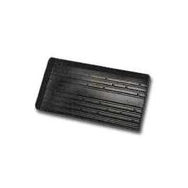 Jiffy TTRAY Plant Tray, 11 in L Tray, 22 in W Tray, Plastic, Black