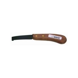 Diamond Farrier D280L Hoof Knife, Wide Blade, Stainless Steel Blade, Hardwood Handle, Comfortable-Grip Handle