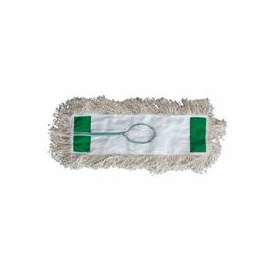 Industrial Dust Mop Heads, White Absorbent Cotton Yarn, 48 x 5