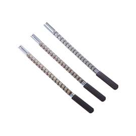 Vulcan MT6579262 Socket Clip Rail, 16-Drive Clip, 17 in L, Steel, Black/Silver