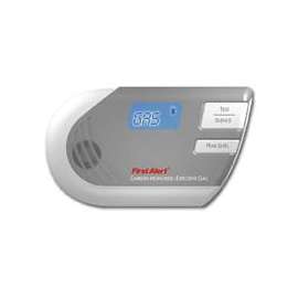 FIRST ALERT 1039760 Explosive Gas/Carbon Monoxide Alarm, Digital Display, 85 dB, Alarm: Audio