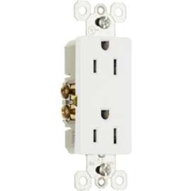 15A WHT 2P Deco Outlet