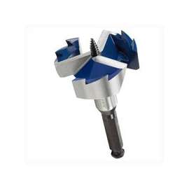 IRWIN 3046013 Drill Bit, 2-9/16 in Dia, 5 in OAL, 3-Flute, 7/16 in Dia Shank, Hex Shank