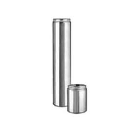 SELKIRK 206036U Chimney Pipe, 8 in OD, 36 in L, Stainless Steel
