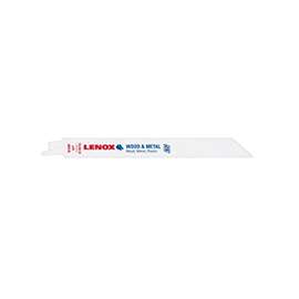 Lenox 20581S810R Reciprocating Saw Blade, 3/4 in W, 8 in L, 10 TPI, HSS Cutting Edge