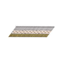 SENCO KC27APBX Collated Nail, 3 in L, Steel, Bright Basic, Clipped Head, Smooth Shank