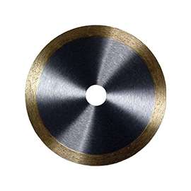 DIAMOND PRODUCTS 20664 Circular Saw Blade, 4 in Dia, 7/8 in Arbor, Applicable Materials: Tile