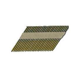 ProFIT 601192 Framing Nail, 3-1/4 in L, 11 Gauge, Steel, Galvanized, Clipped Head, Ring Shank