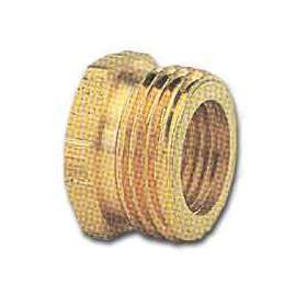 Gilmour 807054-1001 Hose Adapter, 3/4 x 1/2 in, MNH x FNPT, Brass, For: Garden Hose