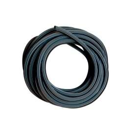Make-2-Fit P 7520 Screen Retainer Spline, 0.155 in D, 25 ft L, Vinyl, Black, Round