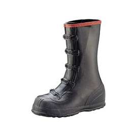 Servus T369-11 Over Shoe Boots, 11, Black, Buckle Closure, No