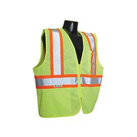 VEST ECONO MESH CLASS 2 GRN LG