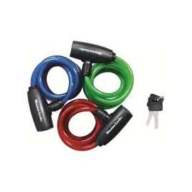 Master Lock 8127TRI Cable Lock, Keyed Key, Steel Shackle