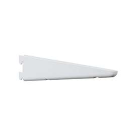 Knape & Vogt 182 182 WH 12.5 Shelf Bracket, 13.17 in L, Steel