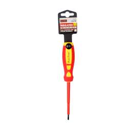Plextool 3/16"x4" Slotted Insulated Electrical Magnetic Screwdriver (4.0x100) (PLX00280)