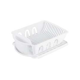 Sterilite 06218006 Sink Set, 17-5/8 in L, 13-1/4 in W, 5-1/2 in H, Plastic, White