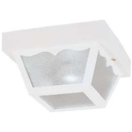 8-1/4"SQ WHT PorchLight