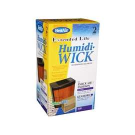 BestAir E2R Wick Filter, 11 in L, 2 in W, White, For: 14407, 14451, 1442, 29974 (14909) 14416 and 14413 Humidifier