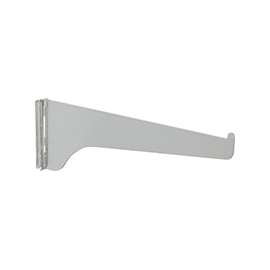 Knape & Vogt 180 TI 10 Shelf Bracket, 10 in L, Steel, Powder-Coated