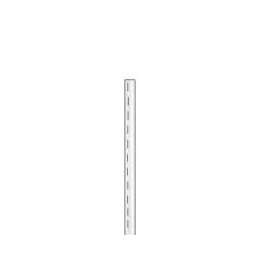 ProSource 25213PHL Shelf Standard, 2 mm Thick Material, 5/8 in W, 48 in H, Steel, White