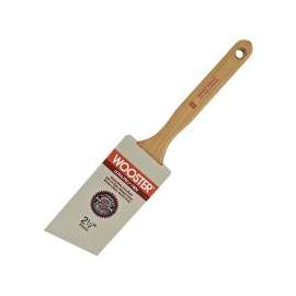 WOOSTER 4174-2 Paint Brush, 2 in W, 2-11/16 in L Bristle, Nylon/Polyester Bristle, Sash Handle
