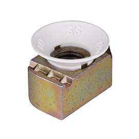 SuperStrut ZCM1003/8-10 Cone Nut, Nylon/Steel, Gold, Galvanized