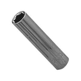 Vulcan MT6487804 Drive Socket, 6 mm Socket, 1/4 in Drive, 6-Point, Chrome Vanadium Steel, Chrome