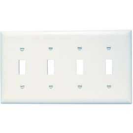 WHT 4G 4TOG Wall Plate