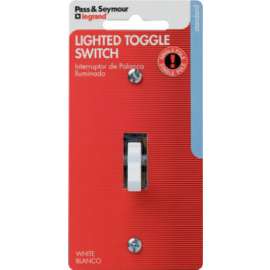 15A WHT SP LGTD Switch
