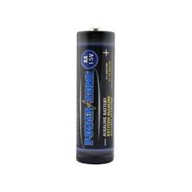 PowerZone LR6-16P Battery, 1.5 V Battery, AA Battery, Alkaline, Manganese Dioxide, Potassium Hydroxide and Zinc