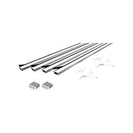 Make-2-Fit PL 7813 Screen Frame Kit, 4 ft L x 3/4 in W Dimensions, Aluminum, White, Painted, 10-Piece