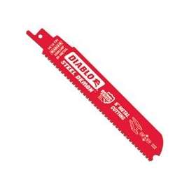 Diablo DS0614BF5 Reciprocating Saw Blade, 6 in L, 14/18 TPI