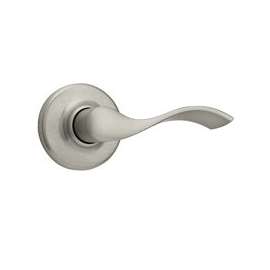 Kwikset 200BL-15 6AL Passage Lever, Satin Nickel